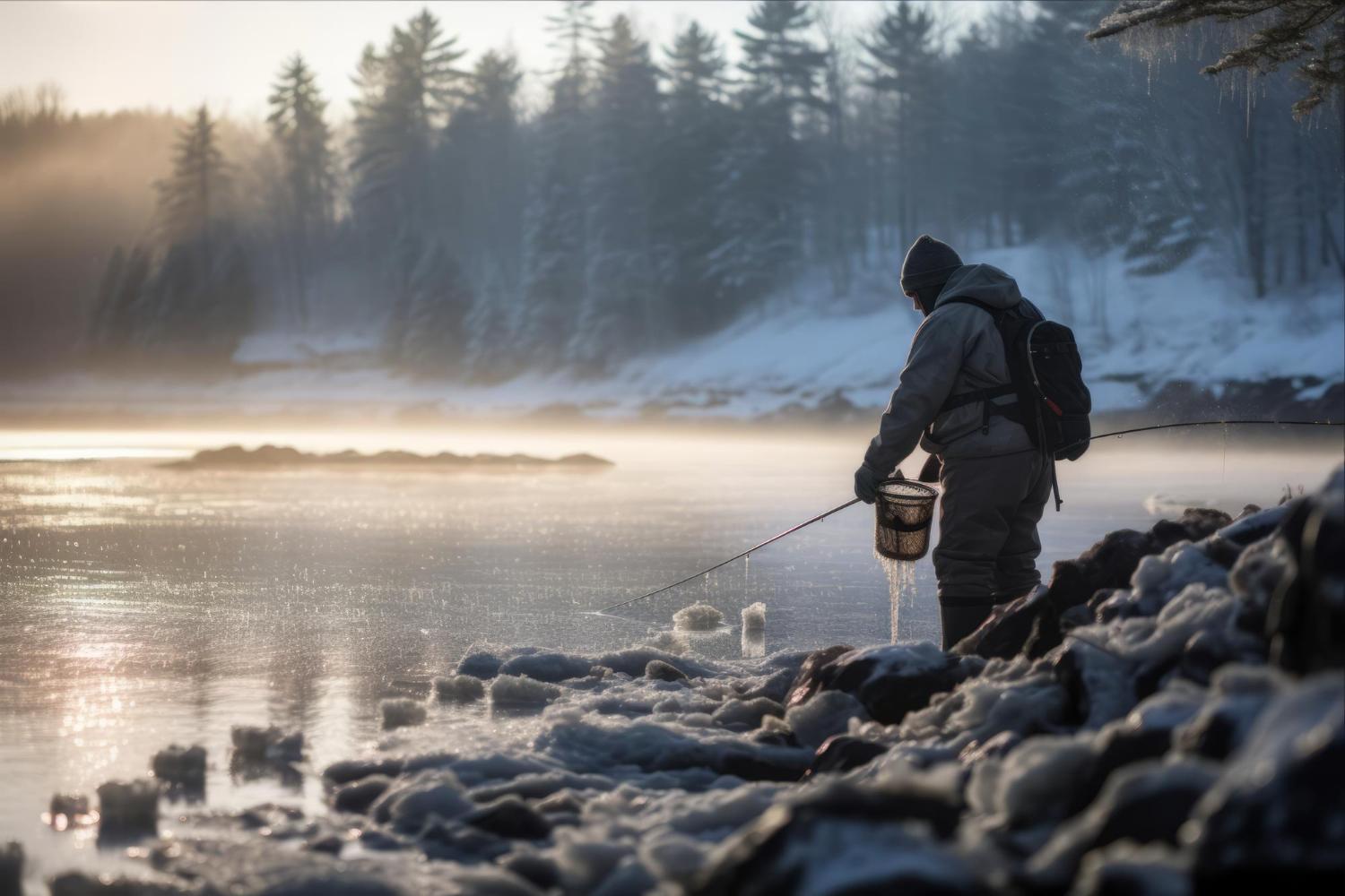 Pesca de inverno em diferentes profundidades: os melhores locais